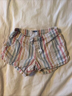 Old Navy Pastel Multistripe Drawstring Athletic Shorts